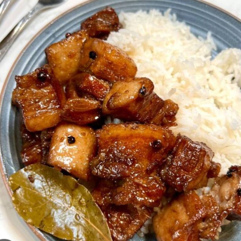 pork adobo with rice