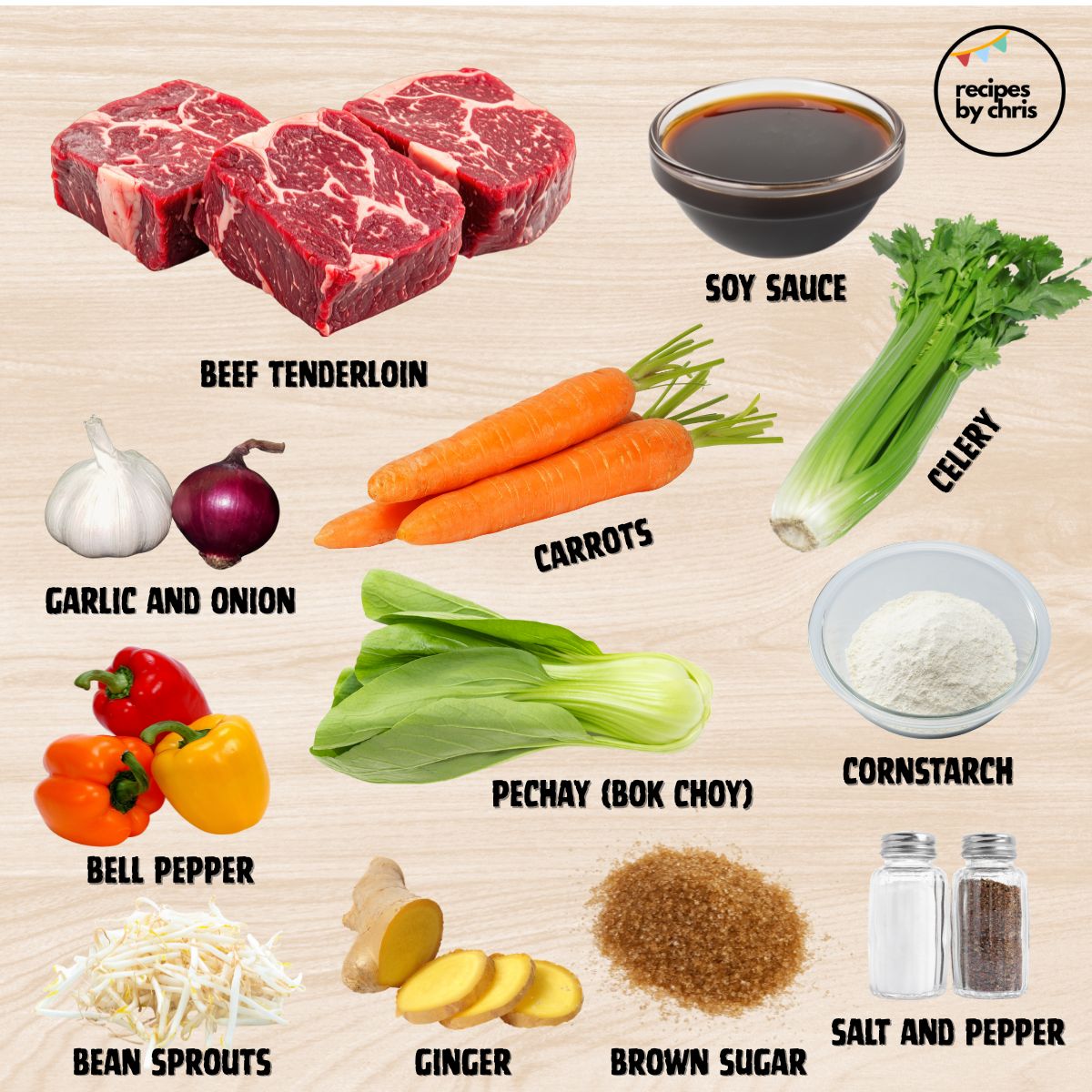 beef chop suey ingredients