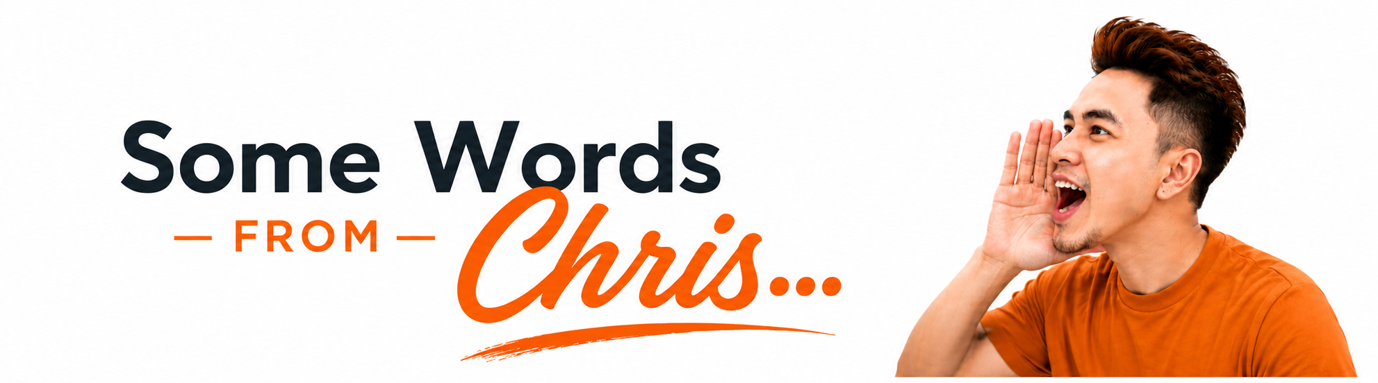 Some Words From Chris