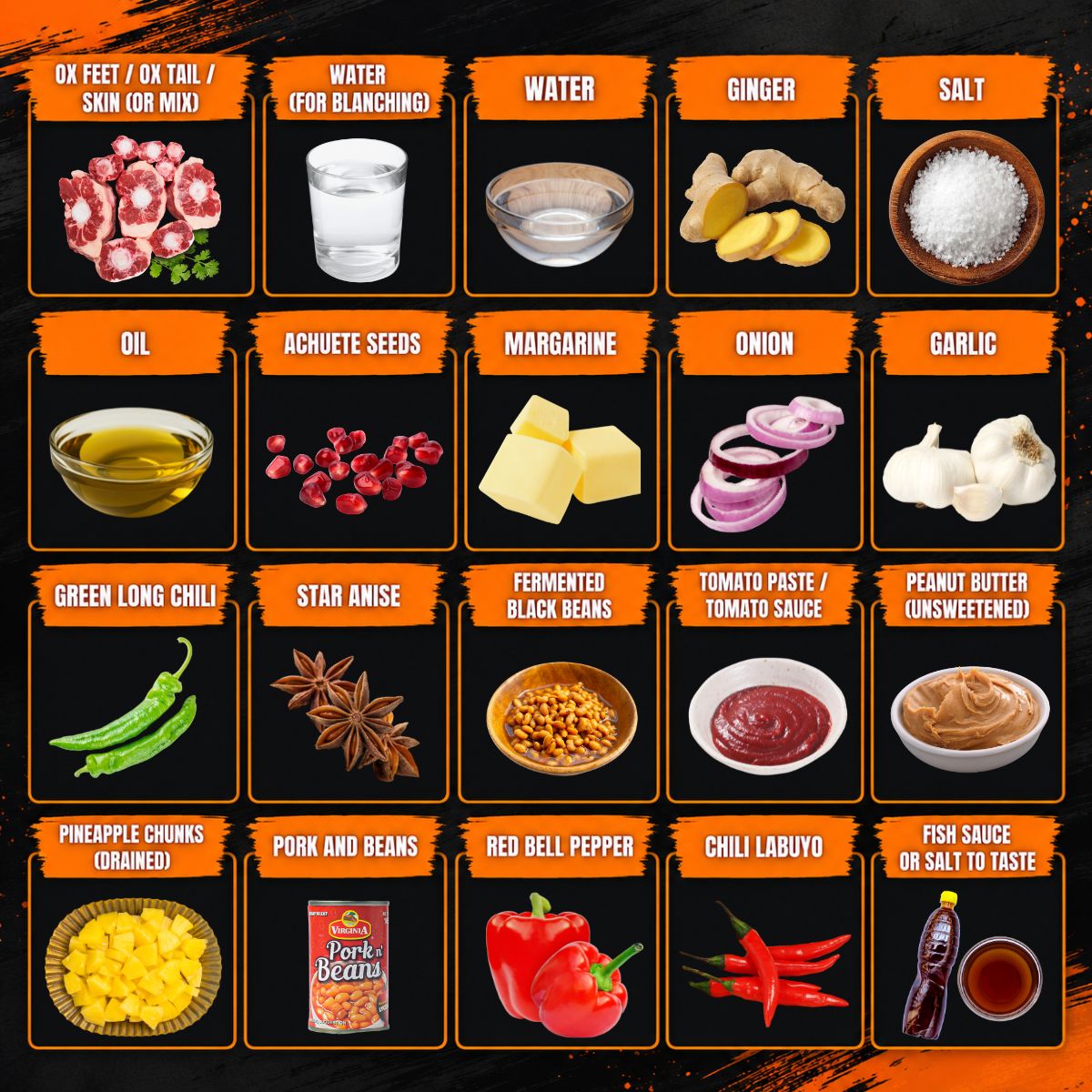 balbacua ingredients