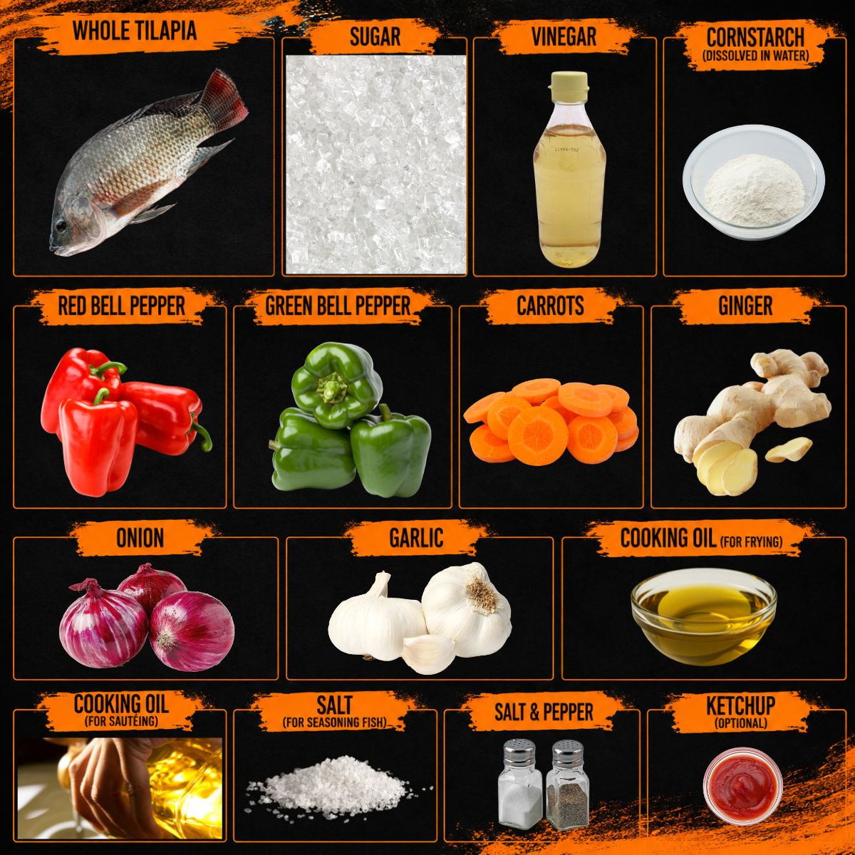 fish escabeche ingredients