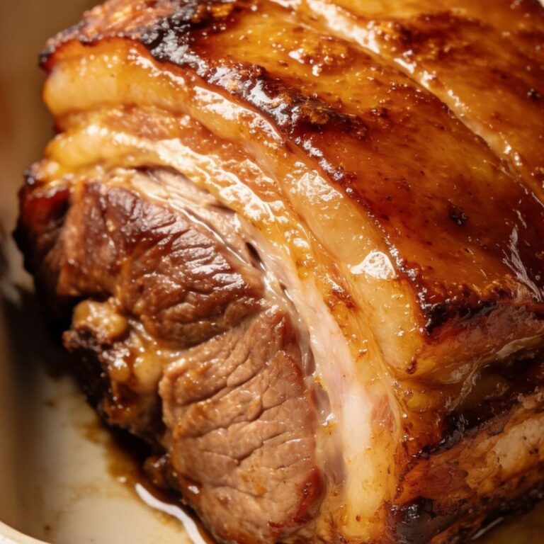 pork asado closeup