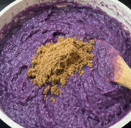 Add brown sugar, starting with ½ cup. Stir well and taste. Add more sugar if you want it sweeter.