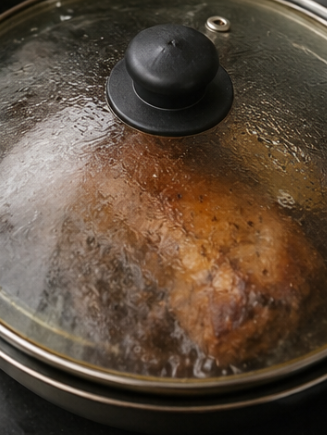 Lower the heat and simmer for about 1 hour or until the pork becomes very tender.