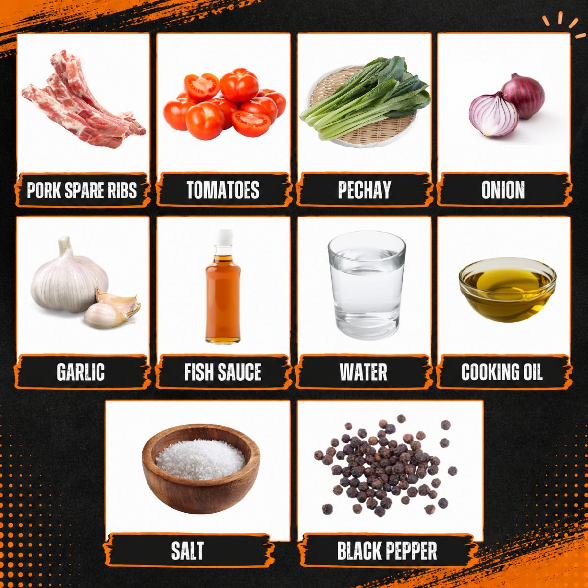 kinamatisang baboy ingredients