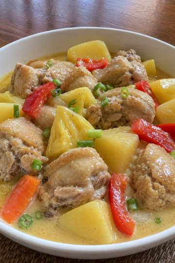 pininyahang manok cook