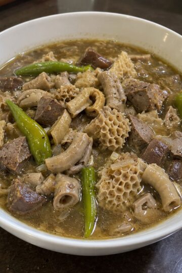 beef papaitan bowl