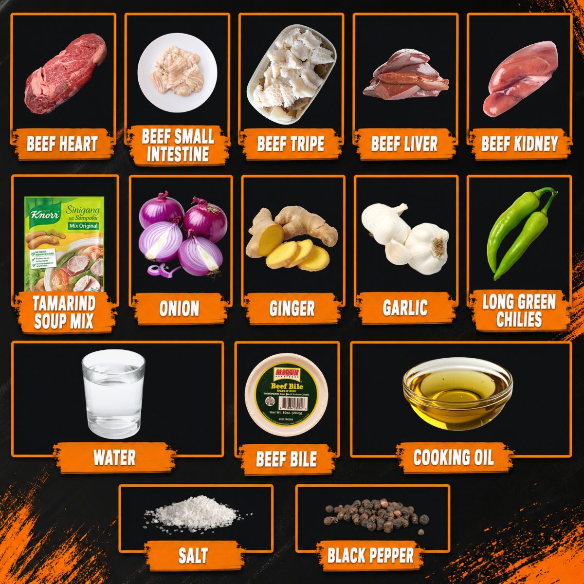 beef papaitan ingredients